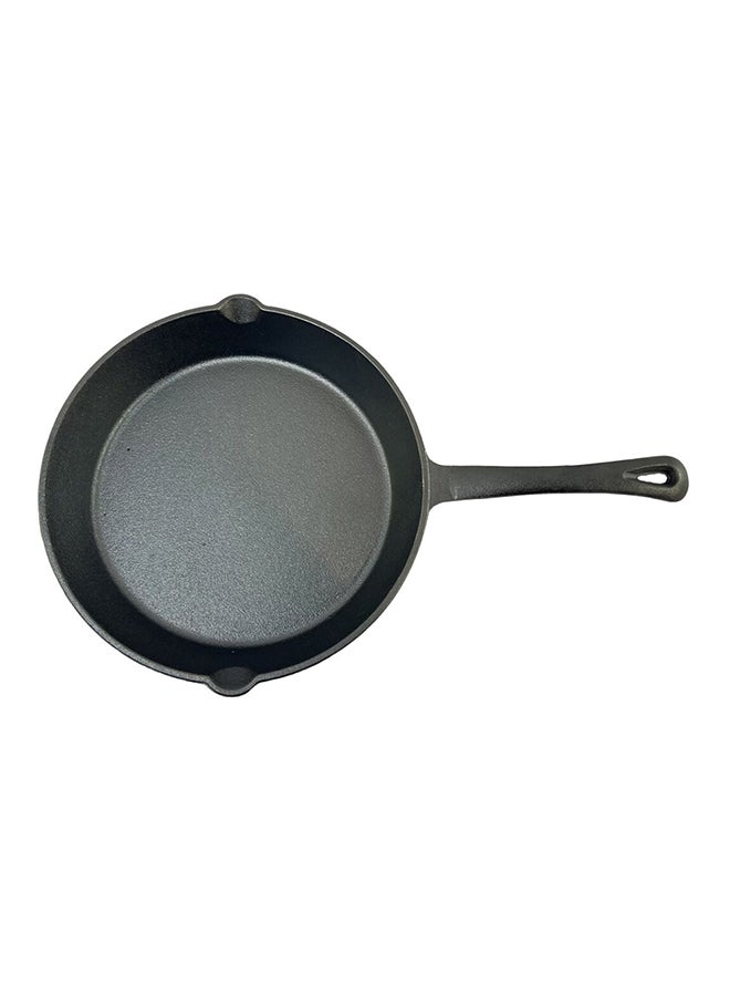 PARFAIT Ergonomic Handle Round Cast Iron Skillet Frying Pan Black 41.5 x 25cm XG72A - Image 3
